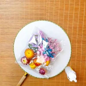 Decorate natural dried flowers mixed dried flowers artificial flowers artificial flowers DIY handmade fans