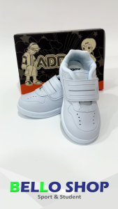 รองเท้านักเรียนหญิง Adda แอ๊ดด้า วอร์มขาว ลาย 41G5A