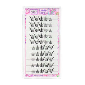 MENGJIESHANGPIN | Nine-Tailed Rabbit False Eyelashes Natural Looking Segmented Design Glue-Free Camera Ready Cute Eyelash Fashion Chinese Brand