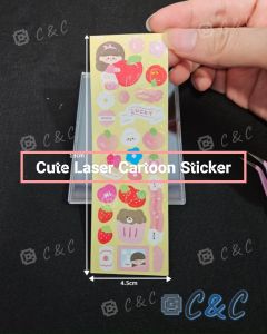 Cute Laser Cartoon Sticker INS Style Cuckoo DIY Creative Random with NO Repeat Mystery Gift