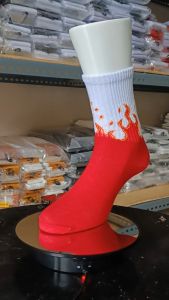 Raxen Koas Kaki FLAME Motif Api / Kaus Kaki Oldschool Pria Dan Wanita Dewasa
