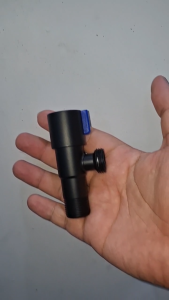 Stop Kran 1/2" Kran Kloset Kran Air Sambungan Kran Stainless Kran Wastafel Hitam Anti Karat FIO