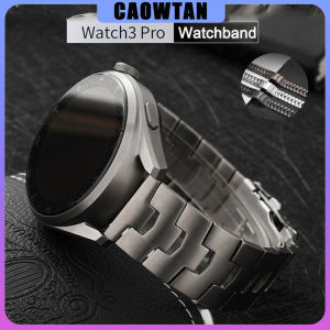 Universal Titanium Metal Strap 22mm for Samsung Watch 3 45mm S3 Watch Band for Huawei GT2 GT3 Pro 46mm Luxury Business Bracelet