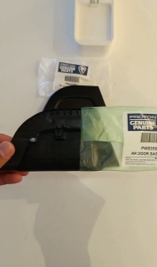 Original Proton Saga VVT BLM 2016-2021 Rear Outer Door Window Sash Delta Cover Side Garnish Left PW935687 Right PW935688