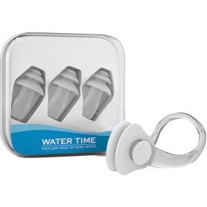 WATERTIME | Anti Choking & Slip-Resistant Swimming Nose Clip and Earplugs Set