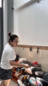 Cặp thời trang học sinh 3 sộc nẹp da vải chống thắm nước [CAO CẤP]