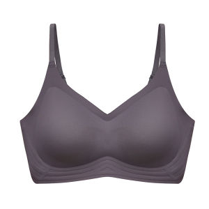 Smooth Surface Vest Style Bralette Comfortable Seamless Thin Design No Underwire Anti-Sagging Support Cotton Lined Sweet Style