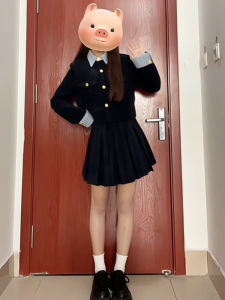 Luxury Sensation School Uniform Style Dress Set Women Early Autumn 2025 New Korean System Rich Girl High Waist Gown Skirt