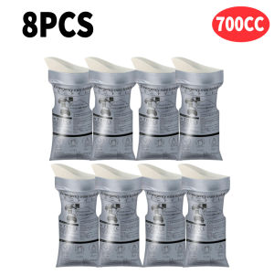 12-4PCS Emergency Urinal Bag 600/700ml Disposable Mini Mobile Toilet Camping Pee Bags for Men Women Children Patient