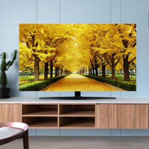 Nordic Style Dustproof Cover Cloth TV Screen Protector Case for 55 Inch 65 Inch Hanging Desktop Curved Screen TVs
