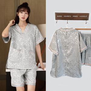 Mizhu Massage Robe Set for Men And Women Back Open Design Ear Picking Cudgel Therapy Large Size Herbal Medicine Bathrobe