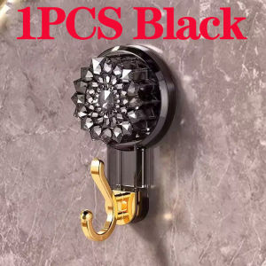 High Quality Suction Cup Hook Non Punching Strong Vacuum Bathroom Waterproof Suction Cup Hook Bathroom Kitchen Accessories