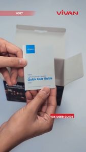 VIVAN Speaker VS17 | Bluetooth 5.3 | Waterproof IPX7 | RGB Light | Tws Connect-