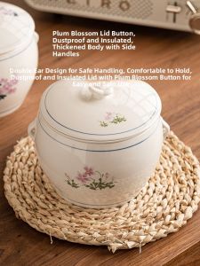 YOGEHOME | Stovetop Steamer Pot Ceramic Filter Chicken Broth Stew Pot