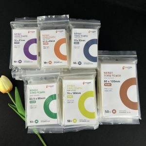 Korea Clear Kpop Photo Card Sleeve Anti-scratch Transparent Protector Bag For Popcorn Diy Game FootBall Korean idol Card Holder