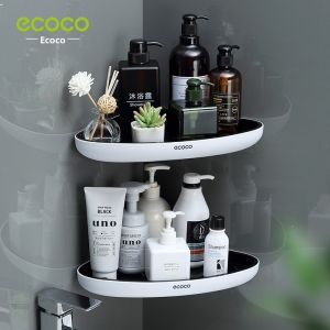 ecoco | Wall-mounted Bathroom Storage Rack with No Drilling Required
