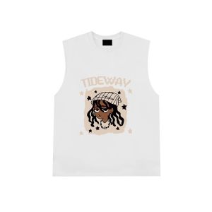 American Sporty Slimming Youthful Sleeveless Vest