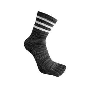 Tất Nam Cotton Co Giãn Nhiều Màu Tất Năm Ngón Thoáng Khí Thấm Hút Mồ Hôi Giữ Ấm Thể Thao Ống Trung Bình