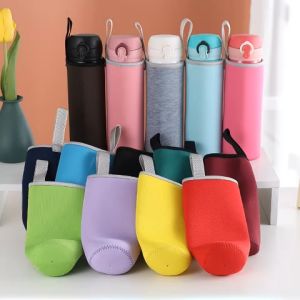 Túi Đựng Bình Giữ Nhiệt Bình Nước Vải Neoprene Chống Sốc Và Cách Nhiệt 300 - 500 Ml Nhiều Màu M3540