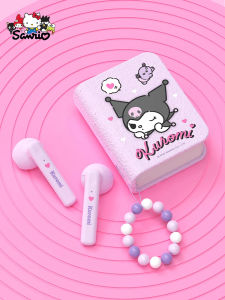 Sanrio Kuromi Bluetooth Headphones Cinnamoroll True Wireless Headset Pochacco Sport Noise Reduction Touch Control Game Earphone