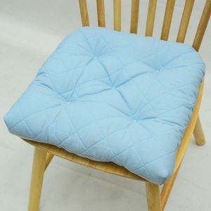 Extra Thick Embroidered Dining Chair Cushion Round