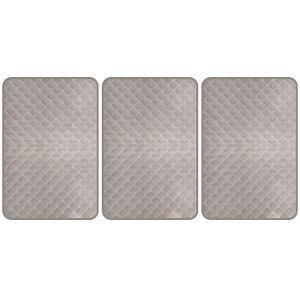 3 ชิ้นโซฟาพนักพิงศีรษะนุ่มโพลีเอสเตอร์ Recliner Headrest Protector สวมใส่ Recliner Headrest Cover