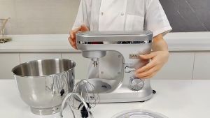 เครื่องผสมแป้งไฟฟ้า 4.5L ตีไข่ ตีแป้ง ตีวิปครีม ผสมอาหาร นวดแป้ง จัดส่งในประเทศไทย 1000 วัตต์ G3189