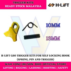 H-LIFT G80 TRIGGER KITS FOR SELF LOCKING HOOK (10MM / 13MM)