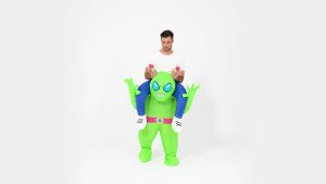 Funny Alien Inflatable Role Playing Costume Halloween Day Role Playing Costume Mount Riding Stage Prop Costume