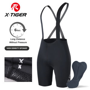 X-TIGER Professional Cycling Bib Shorts Mens Summer Breathable Quick Dry MTB Road Bicycle Shorts Sponge Pad Cycling Jersey