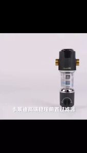 CALAO-316 Water Pre Filter System Whole House Prefilter Reusable Spin Down Sediment Water Filter Central Purifier Siphon backwash Strainer 40micron 316 Stainless Steel Mesh
