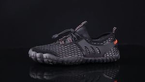AMIRAA Sneakers Pria Kekninian Sepatu Outdoor Hendsport G Sepatu Hiking Gunung Sepatu Lapangan Kerja