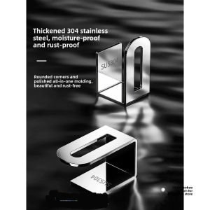gumahus | Stainless Steel Wall-mounted Kitchen Organizer for Cutting Boards