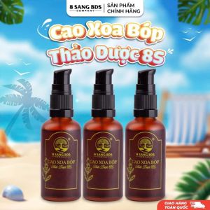 ƯU ĐÃI - 2 HỘP - Cao xoa bóp thảo dược 8S - Hỗ trợ giảm đau nhức xương khớp tê bì chân tay
