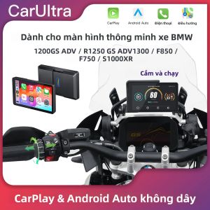 Hệ Thống Dẫn Đường Chống Nước Màn Hình 6 Inch Tích Hợp Android Auto Và Carplay Cho Xe Máy BMW XR M1000 R1200GS R1250GS S1000XR R1300GS