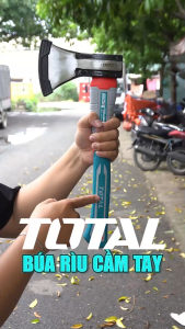 Búa rìu 600-1250g TOTAL búa chặt cây làm vườn bửa củi đầu rìu rèn thả cải tiến xử lý nhiệt thép carbon 45#