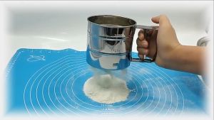 Stainless Steel Flour Sifter Large Sifter Baking Powdered Sugar Flour Sieve Cup | Large Sifter Baking Powdered Sugar Flour Sieve Cup