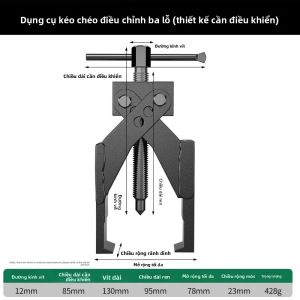 Dụng Cụ Tháo Bạc Đạn Ô Tô BAOLIAN 2 Càng Tiết Kiệm Sức Lao Động Thiết Bị Sửa Chữa Ô Tô Thép Carbon Ba Lỗ Kiểu Chữ Thập Có Thể Điều Chỉnh