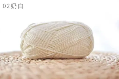 ส่งจากไทย ไหมพรม4ply สำรับถักตุ๊กตา ดอกไม้และอื่นๆ สีสวย ไม่ขุย ใช้เข็ม1.8-2มินค่ะ