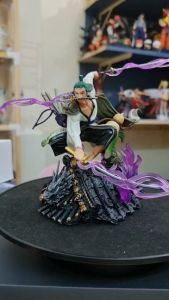 Mô Hình nhân vật Zoro Wano 22cm Mái Nhà 3 Kiếm full haki Mô hình One Piece Cao Cấp Figure Anmie One Piece Luffy Vua Hải Tặc