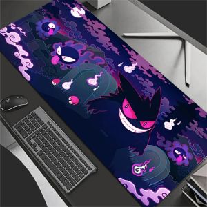 Bandai | Mouse Pad Anime P-Pokemons G-Gengar Carpe Large PC Gamer Computer Mausepad Varmilo Keyboard Gaming Accessories Desk Mat