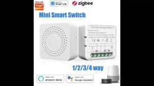Công Tắc Thông Minh WiFi Mini Zigbee Không Dây Tự Lắp Đặt Điều Khiển Đèn Tự Động Hóa Nhà Cửa Với Ứng Dụng Hẹn Giờ Điều Khiển Bằng Giọng Nói Tương Thích Với Tuya Alexa Google