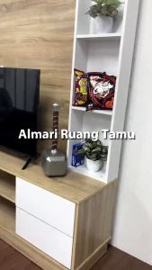 HomePrime HP073 TV Cabinet (6 Feets) Designer Grade TV Cabinet TV Console TV Shelf with Side Storage Display Space Furniture Living Room Perabot Ruang Tamu TV Kabinet