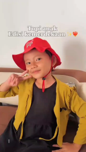 PROMO AGUSTUSAN TOPI ANAK / TOPI BUCKET ANAK LAKI LAKI PEREMPUAN HUT KEMERDEKAAN REPUBLIK INDONESIA KE 79