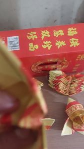 MJ Kertas Sembahyang Kim Lipat / Thi Kong Kim Lipat Bentuk Perahu 80 Pcs / Lokal