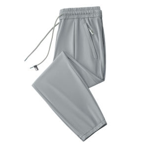 Miiow | Mens Ice Silk Loose Fit Cargo Pants Summer Thin Breathable Quick Dry Sport Casual Long Trousers MiiOW Cat Person Brand