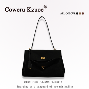 Retro Suede Tote Bag