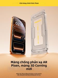 PISEN | Miếng Dán Màn Hình Chống Loá Cứng Cáp Full Coverage 3D Cong Chống Rơi