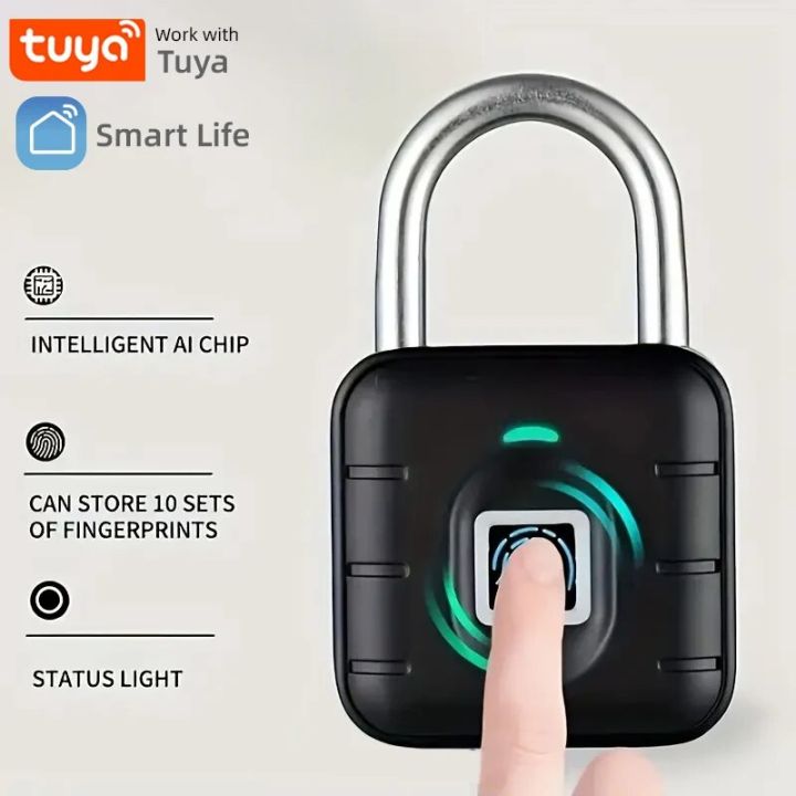 Tuya Lock Smart Biometric Fingerprint Lock Tuya Door Electronic Lock ...