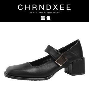 Comfortable Commute Mary Jane Shoes Womens Simple Strap Flat Heel Fashionable Korean Style Casual Footwear Ultra-Fine Fiber